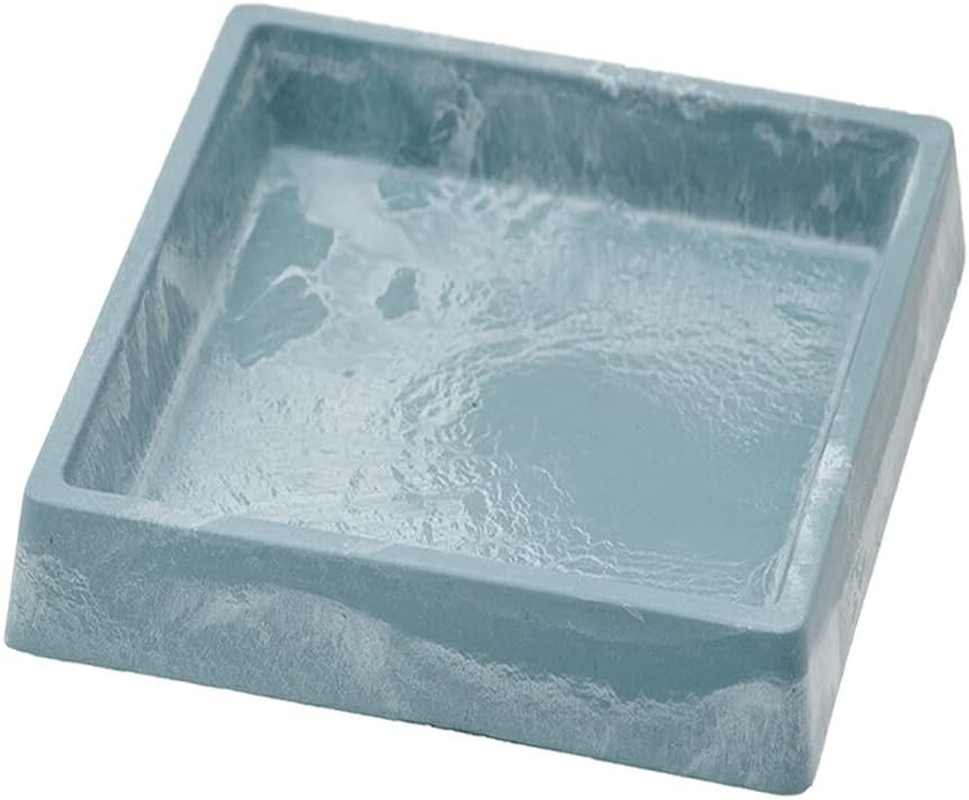 Richell 171591 Botany Square Plate, Type 10 (Plate Only, Planter Sold Separately), Blue, 1 Piece, for Botanical Square Pots, Gardening, Gardening, Flowerpot, Saucer, Pot Holder, Square, Stylish image number 1