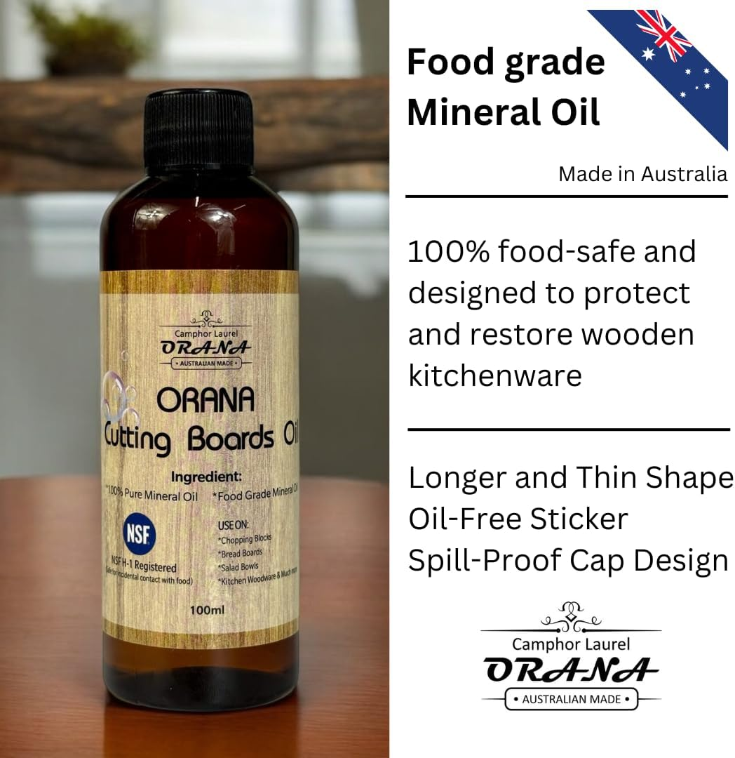 Orana Natural Anti-Bacterial Hand-Made Eco-Friendly Australian-Made Mineral Oil image number 3