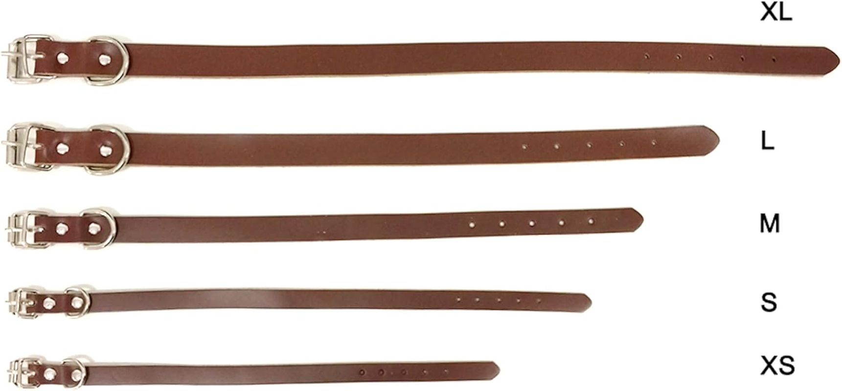 Genuine Leather Dog Collar, Classic Soft Padded Stylish Breathable Pet Collar for Small Medium Large Dogs, Cat, and Puppy (Pink) (S) image number 6