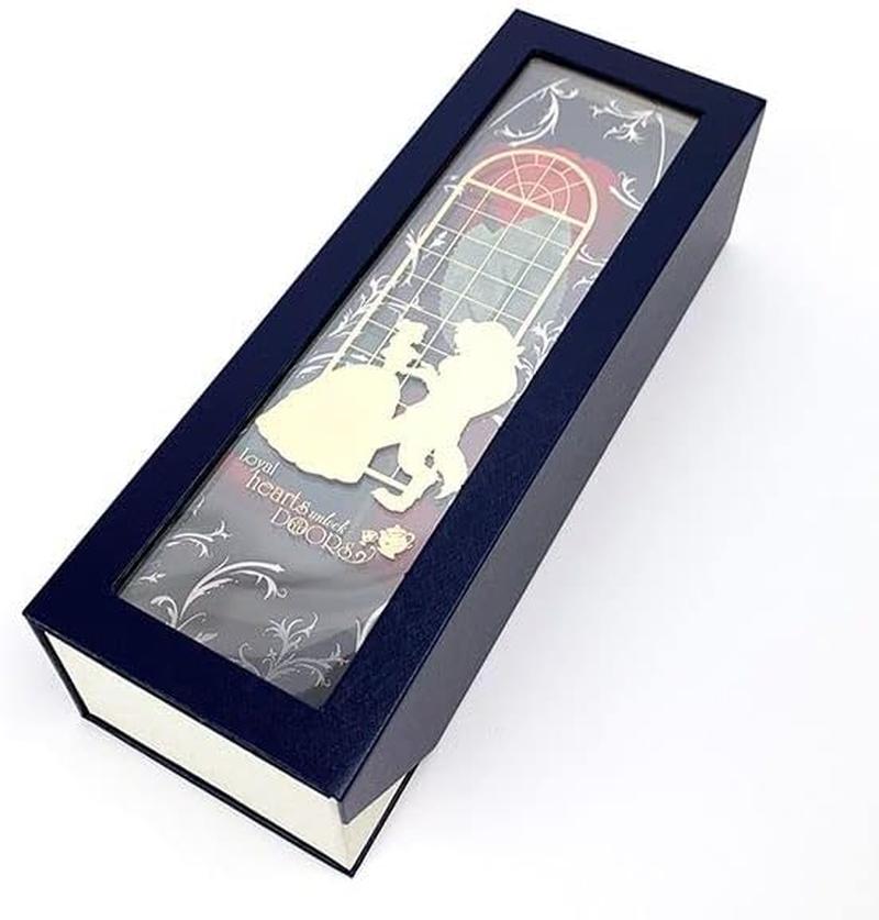 Q-FLA Soap Flower Bath Salt, Beauty and the Beast, Premium Aroma, Rose, Single Wheel, Box, Gift, Birthday, Anniversary, Bath Fragrance