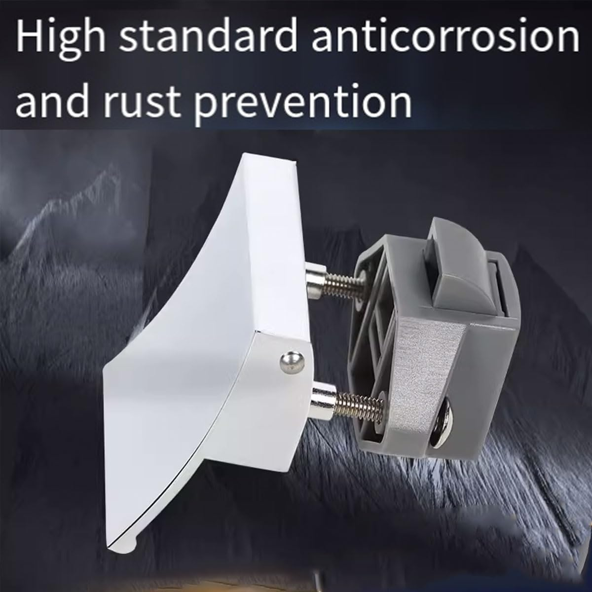 AIMALL RV Caravan Door Drawer Safety Lock Handle, Heavy Duty Anti-Corrosion Lock for Yacht and Modified Car Furniture, Suitable for 14-17Mm Door Panels, 2.68X1.88 Inches image number 6