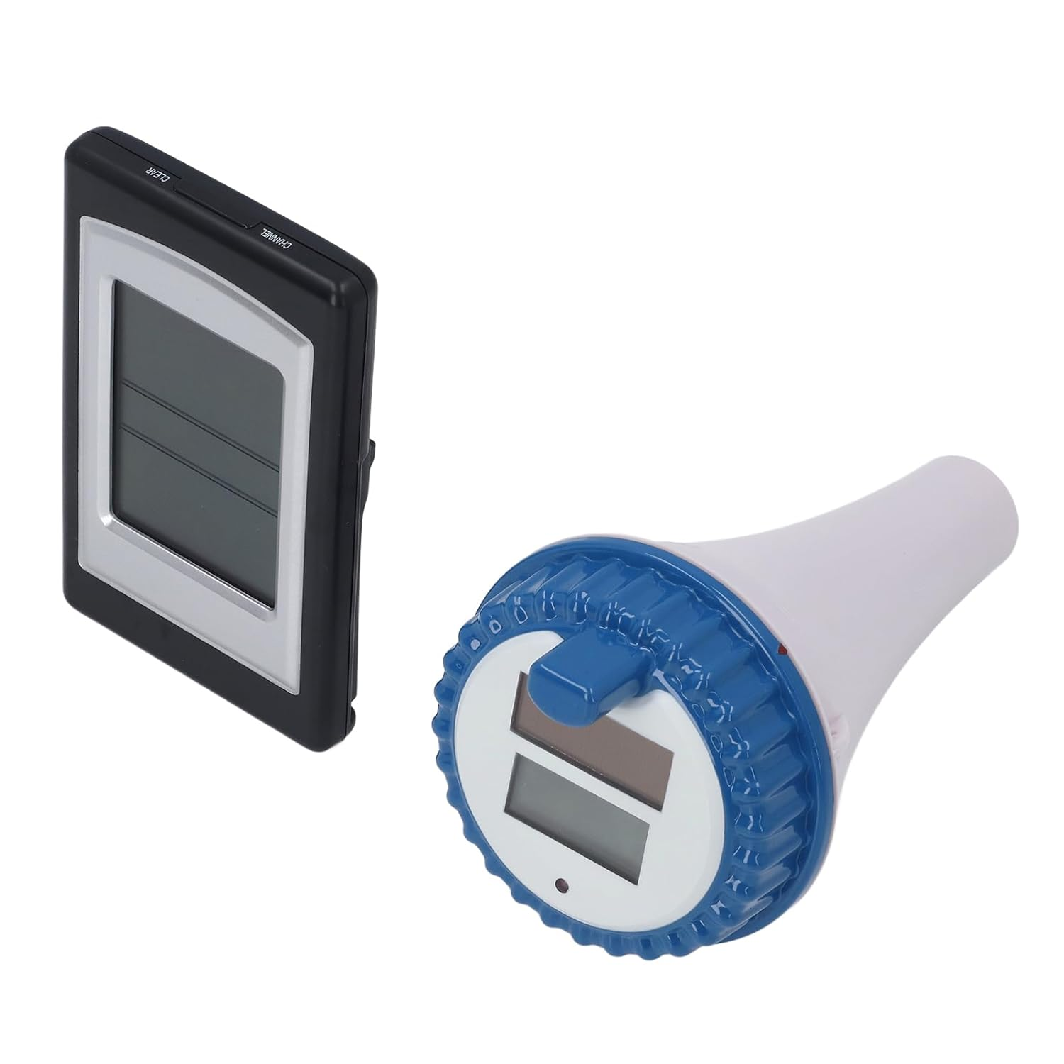 Pool Thermometer Floating, IPX8 Waterproof Solar Powered Digital Pool Thermometer with Large LCD Display Easy to Read Outdoor Water Temperature Gauge for Swimming Pools Spa Hot Tub image number 4