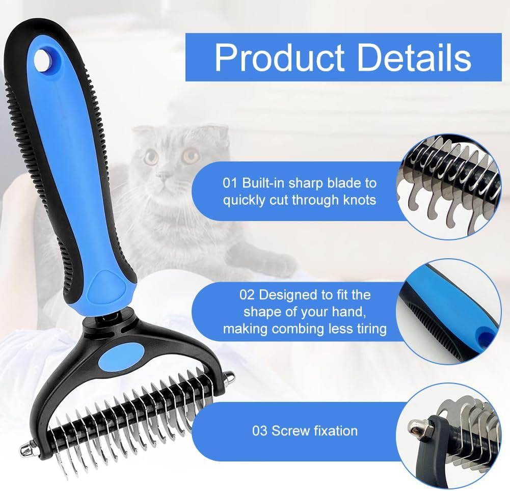 Dog Brush Undercoat, Dog Brush, Cat Brush, Long Hair and Cat Brush, Undercoat Brush, Cat Brush, Undercoat Brush, Undercoat Brush Dogs, for Cats, Dogs image number 5