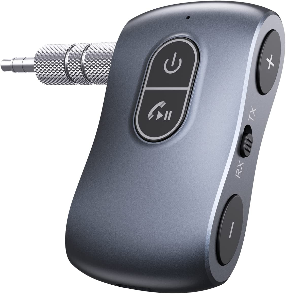 Bluetooth Transmitter, 2 in 1 Bluetooth Receiver 5.3, Aux to Bluetooth Adapter for Car with Low Latency, Hands Free Call, Wireless Audio Receivers & Adapters for Home Stereo and Headphones