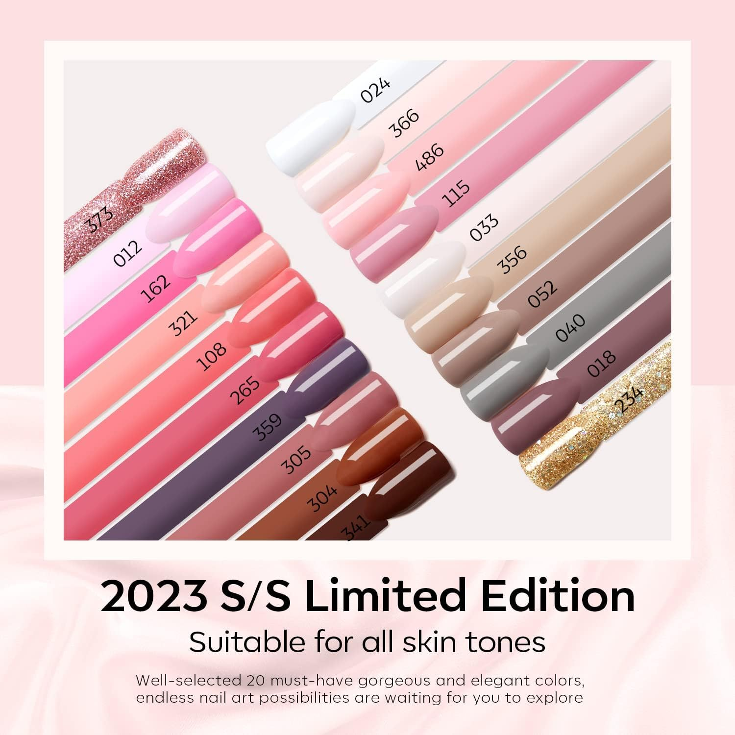 Modelones 32 Pcs Dip Powder Nail Kit Starter, 20 Colors Nude Pink Skin Tone Glitter All Seasons Dipping Powder Essential Liquid Set with Base Top Coat Activator for French Nail Art Manicure DIY Salon All-In-One Beginner Kit Gift image number 4