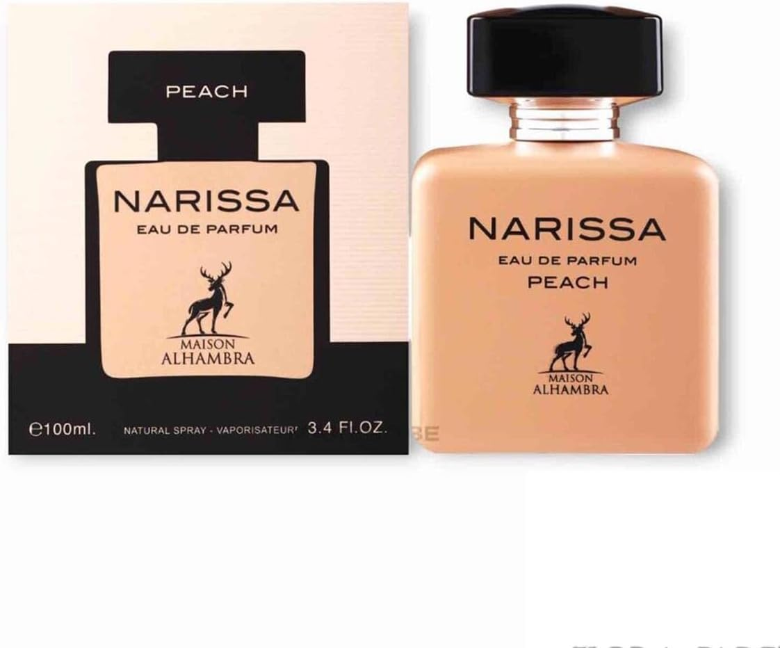 Narissa Peach by Maison Alhambra for Women - 3.4 Oz EDP Spray