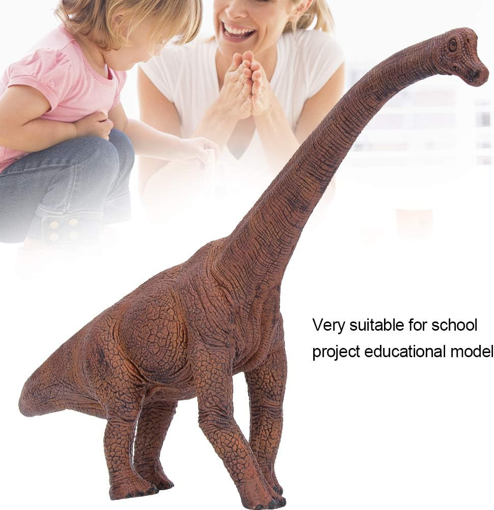 Plastic Material Simulation Animal, Simulation Brachiosaurus Shape Exquisite Workmanship and Safe Educational Toy, Children for Kid image number 3