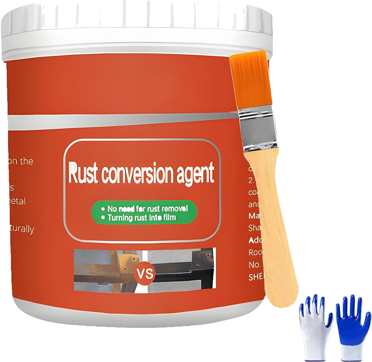 Esmalte Pro Anax Para Metal, Multipurpose Rust Remover Spray, Esmalte Proanox Para Metal, Instant Rust Remover For, Multicolour anti Coating For, with Brush (Green,0.30 Liters) image number 5