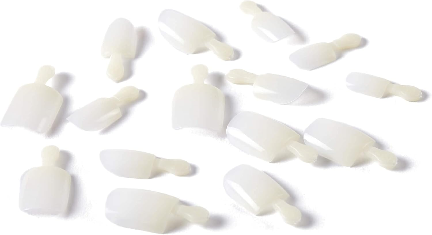 KISS Salon Acrylic Natural Collection, Brief Encounter, Real Short Length Square Fake Nails Includes 28 False Nails, Nail Glue, Nail File, and Manicure Stick image number 4