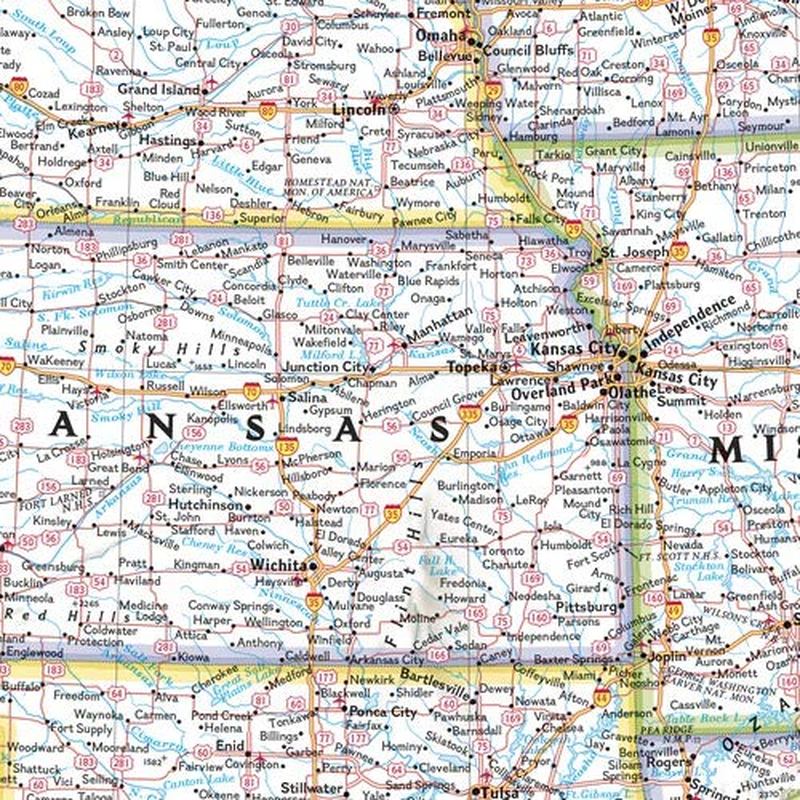 United States Classic, Laminated: Wall Maps U.S.