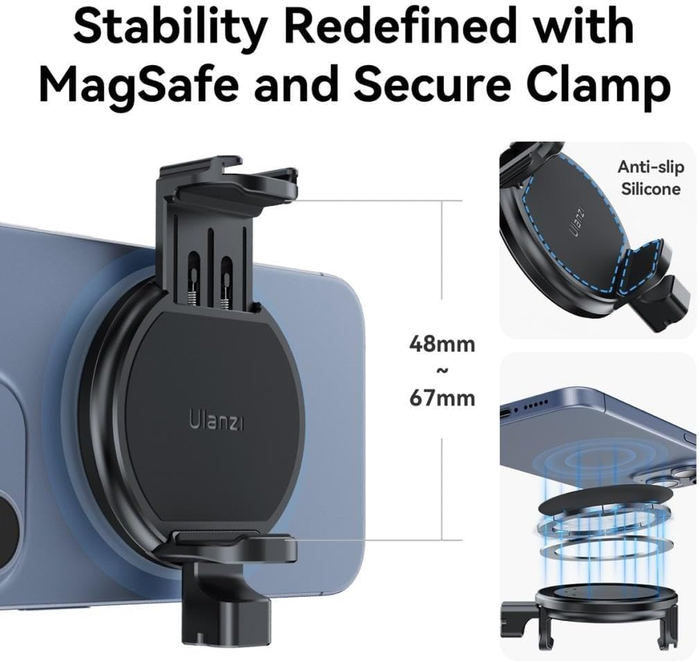 Ulanzi MG-010 Phone Stand with Magnetic Hard Drive Holder image number 1