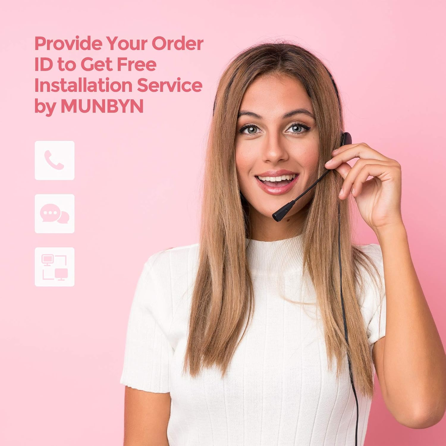 MUNBYN Shipping Label Printer USB 4X6 for Shipping Packages Postage Address Home Small Business, Compatible with Etsy, Shopify, Amazon, Royal Mail, Fedex, UPS, 941U, Pink image number 1