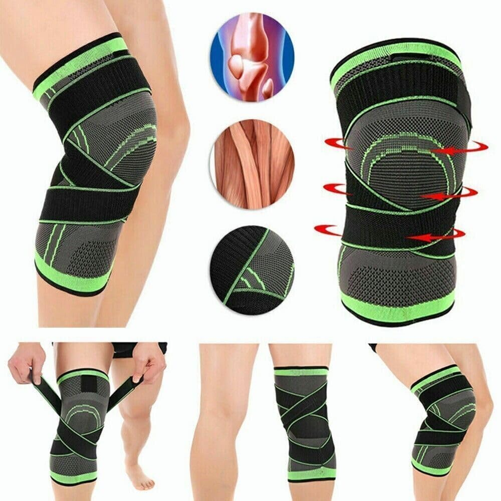 INONE Knee Compression Sleeve Support Men/Women - Knee Brace for Running, Hiking, Arthritis, ACL, Meniscus Tear - Ideal Knee Support Brace for Sports, Home Gym - Comfortable Fit (Extra Large) image number 1