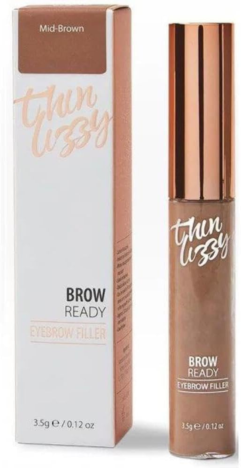 Thin Lizzy Brow Ready Eyebrow Fillers - for Instant Fuller, Thicker Natural Looking Brows (Dark Brown)