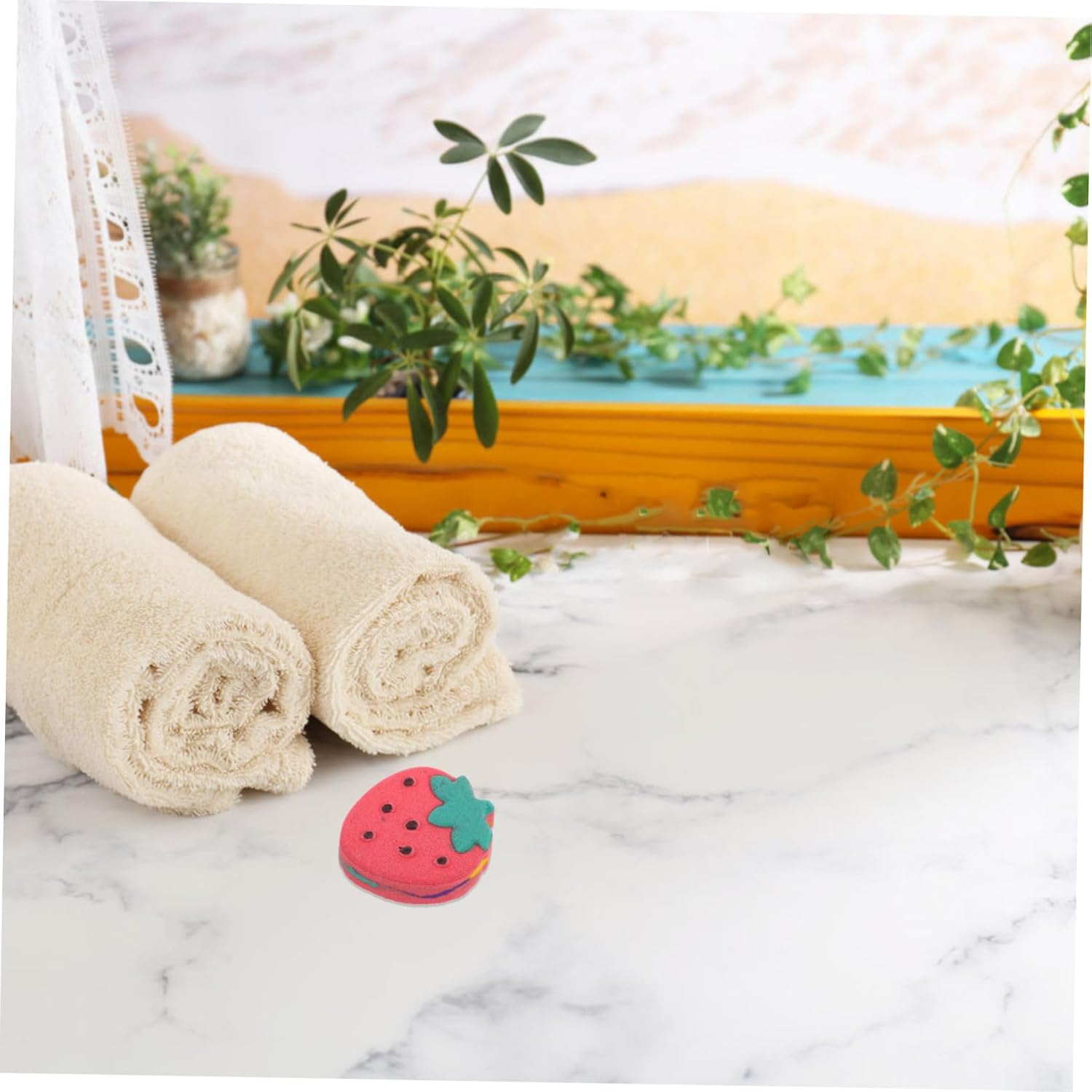 OSOLADY Bathing Fun Strawberry Bath Salt for Women Rich Foaming Relaxation and Moisturizing for Valentine Day and Self-Care Moments image number 3