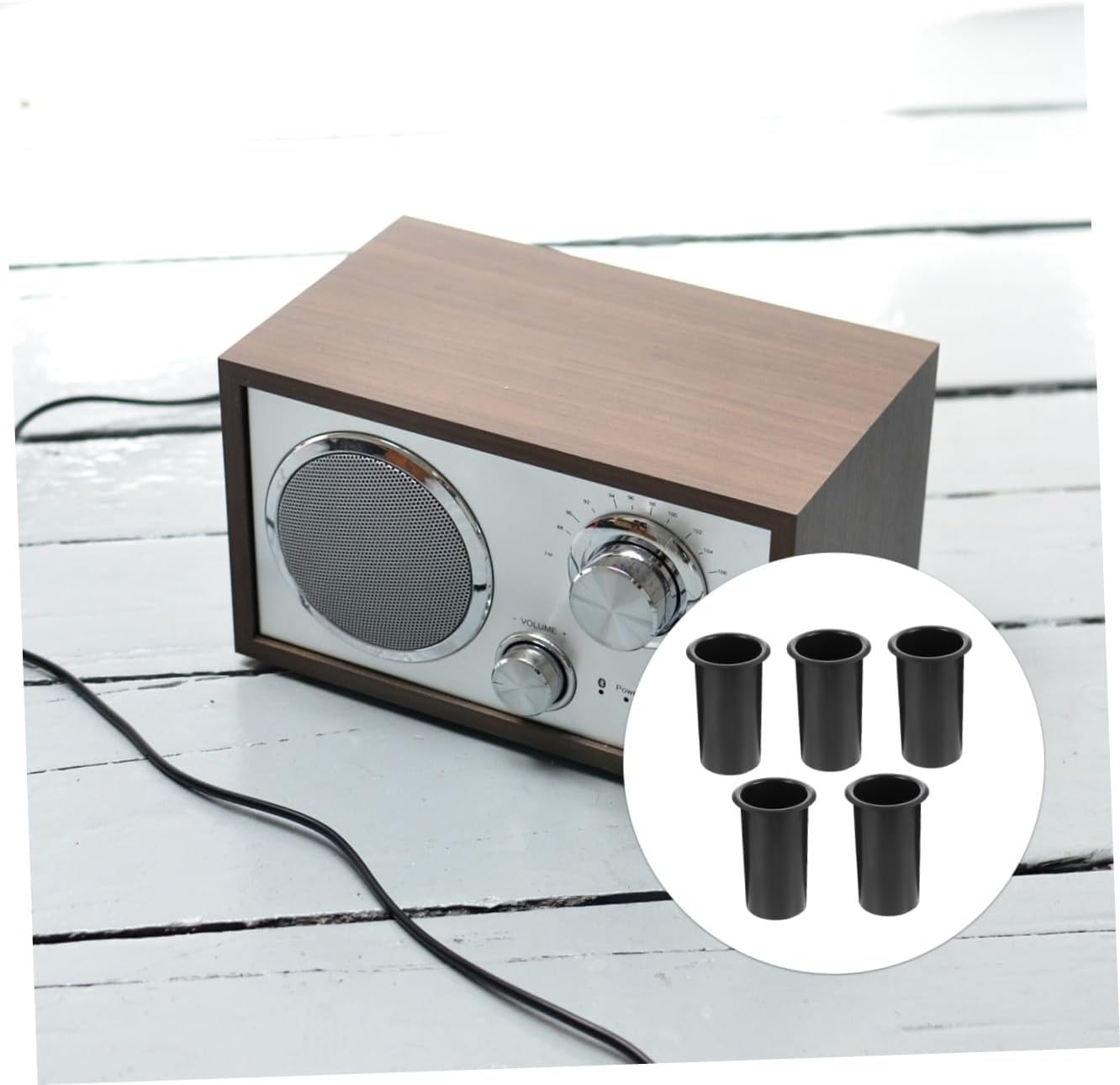 SOIMISS 5 Pcs Plastic Woofer Box Port Tube Speaker Air Outlet Bass Reflex Tube 60X110Mm Speaker Accessory Parts Home Audio image number 2