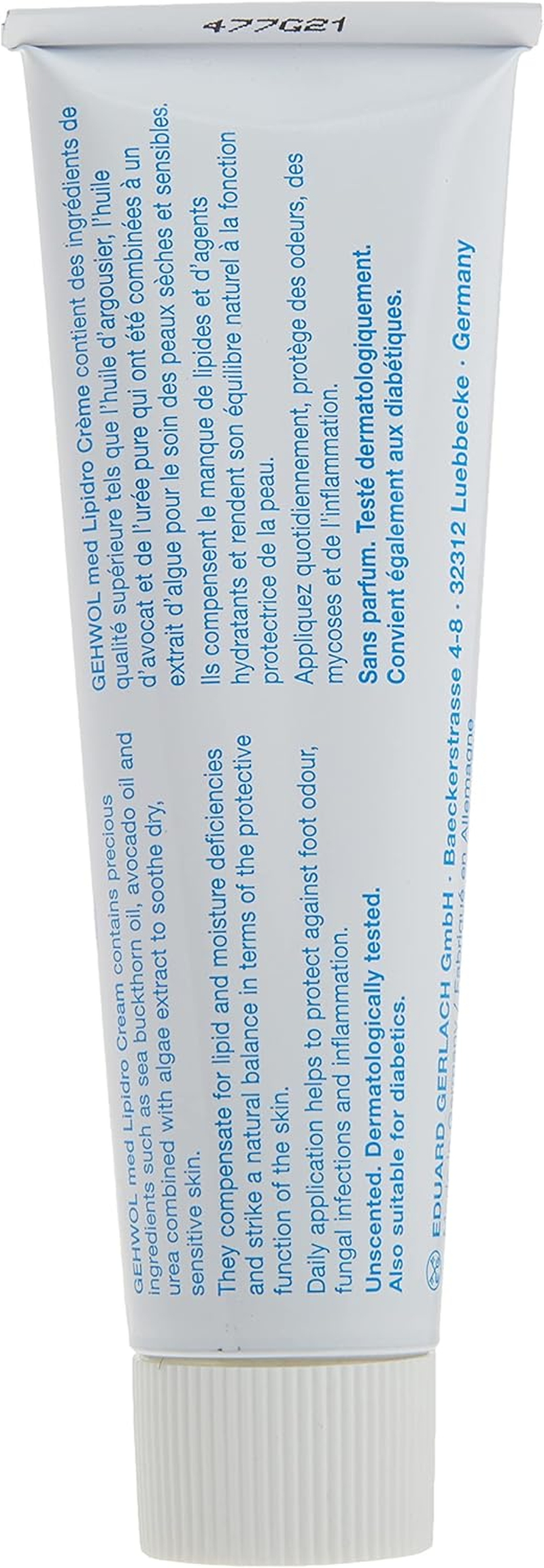 Med Lipidro Cream by Gehwol for Unisex - 2.6 Oz Cream image number 5