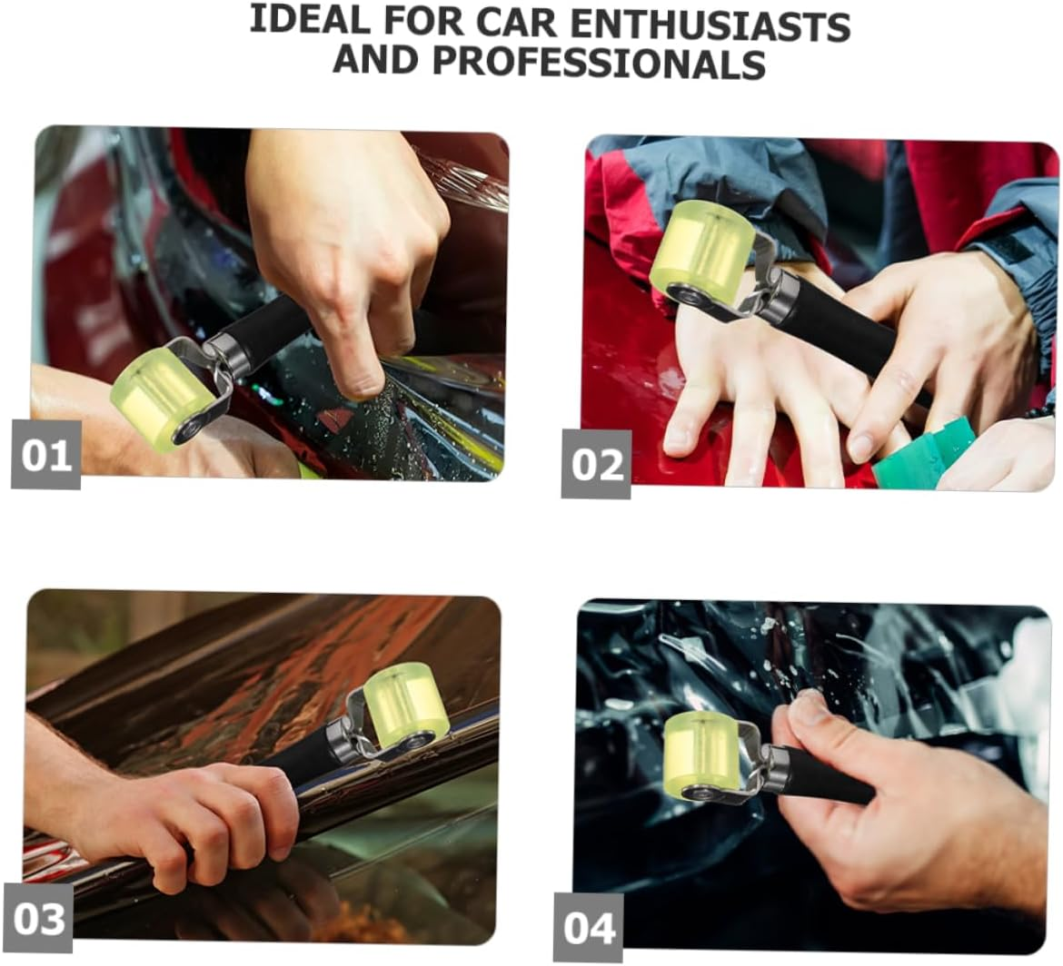 LALADEFIEE Automotive Sound Deadening Roller for Noise Insulation and Vibration Reduction Rubber Seam Tool for Car Compact and Design image number 3