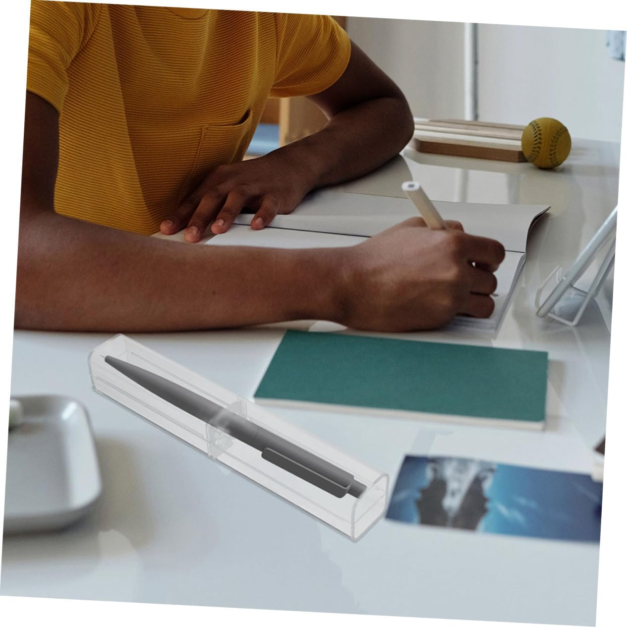 LAPYAPPE 20Pcs Square Pen Case for Home Office Accessories Cube Storage Stationery Office Products image number 1