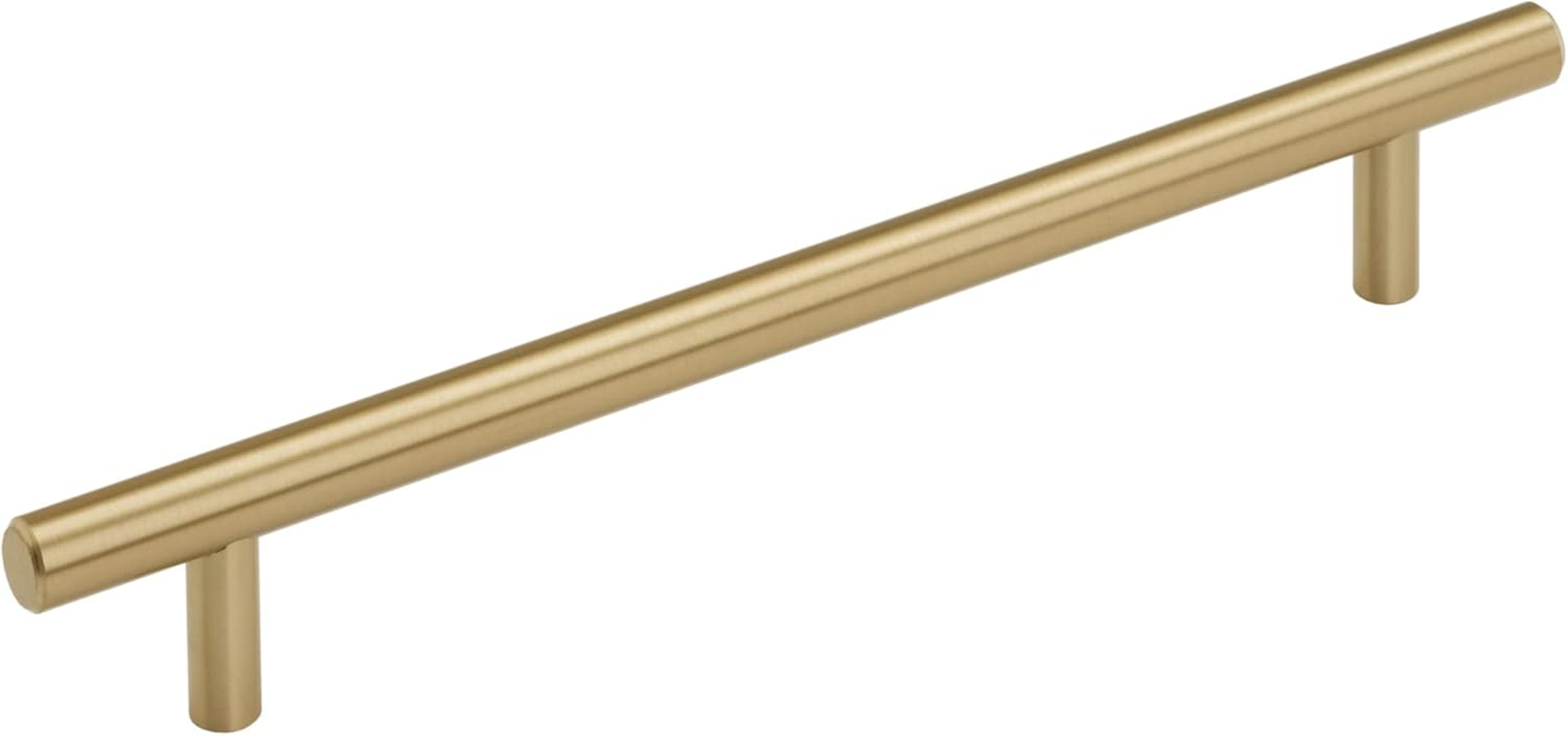 Amerock | Cabinet Pull | Champagne Bronze | 7-9/16 Inch (192 Mm) Center to Center | Bar Pulls | 1 Pack | Drawer Pull | Drawer Handle | Cabinet Hardware image number 4