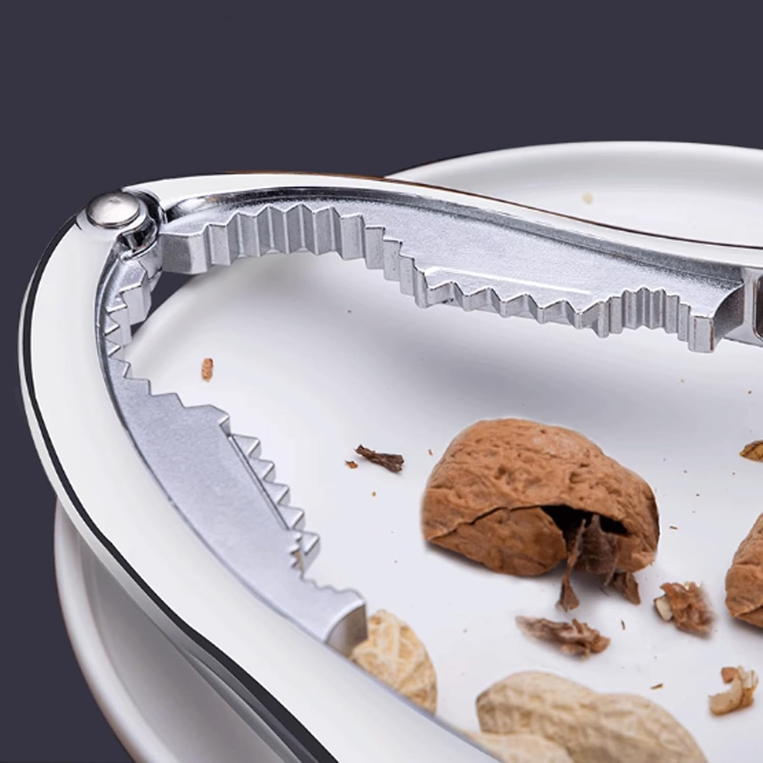 Zinc Alloy Nut Cracker Set Crab Cracker Tool with Good Grip Pecan Nut Cracker Opener Tool for Home Kitchen Gadget image number 5