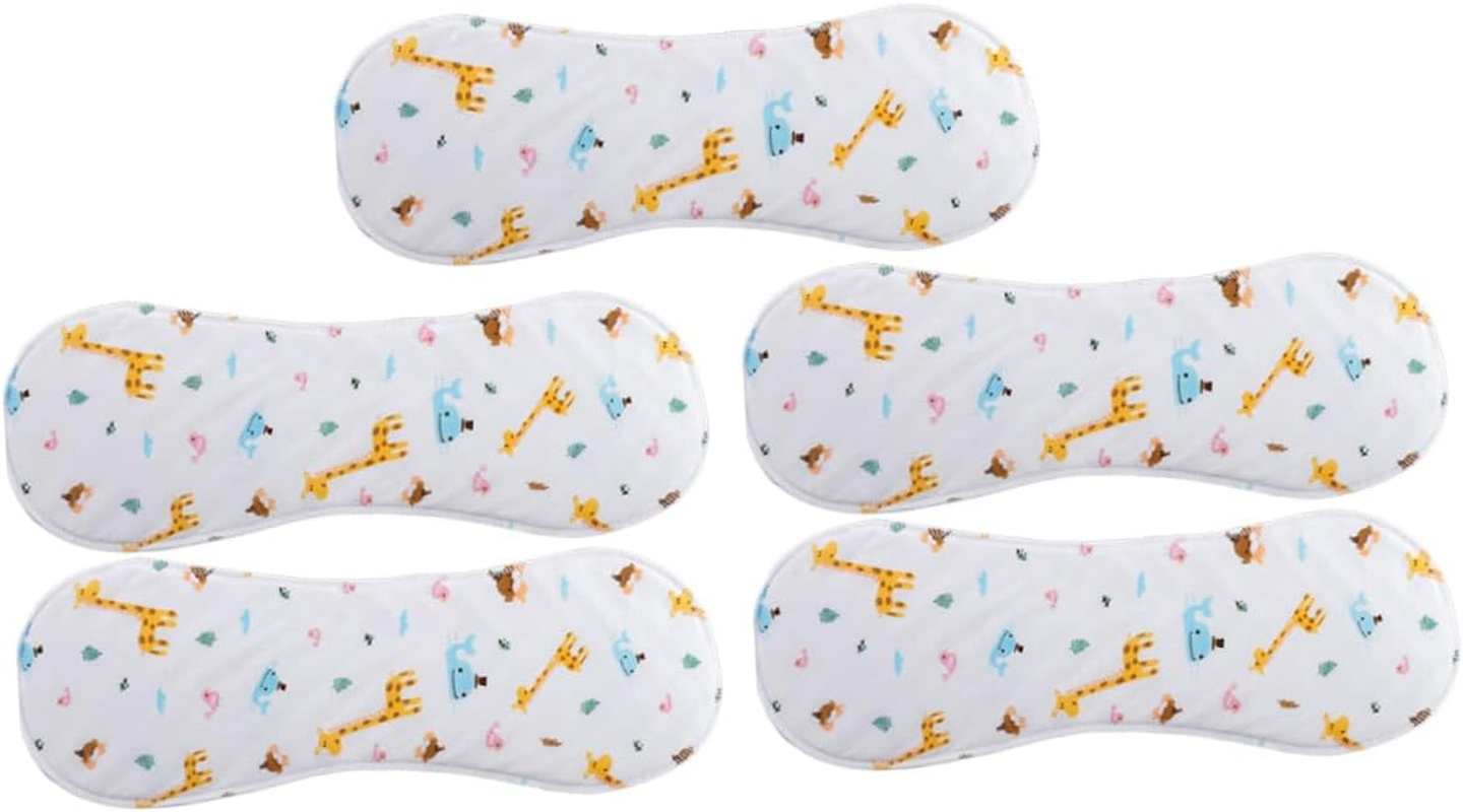 5Pcs Breathable Washable Diaper Cotton Boy Girl Nappies Leakproof Gentle Wash Newborn Nappies Material image number 4