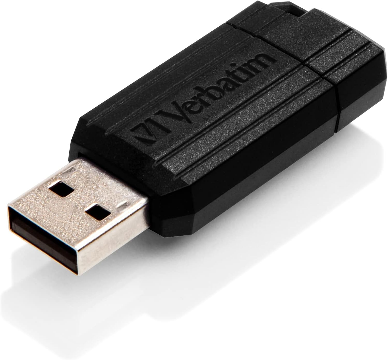 Verbatim Pinstripe USB 2.0 Drive 128GB Black (Microban) image number 3