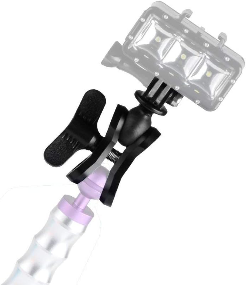 Butterfly Ball Clamp Diving Light Bracket for Gopro