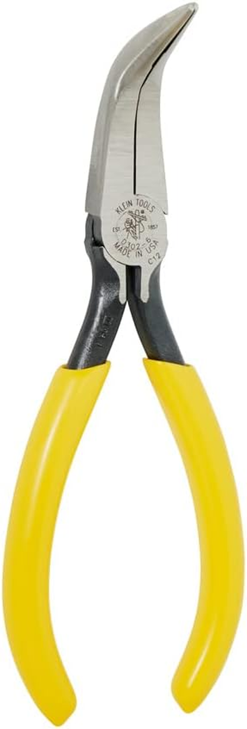 Klein Tools A-D302-6 Curved Long-Nose Pliers, 6-1/4-Inch image number 2