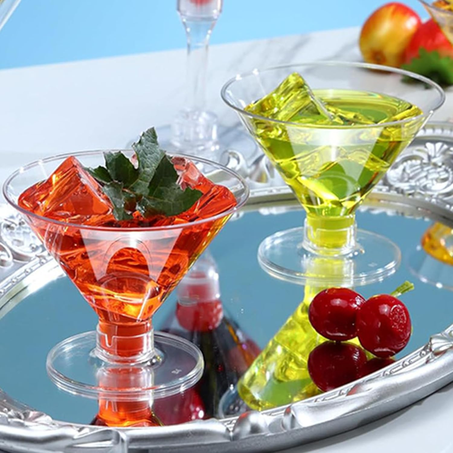 40 Pack 125Ml, Clear Party Glass for Cake, Mousse, Cocktails, Catering & Events round Cup image number 6