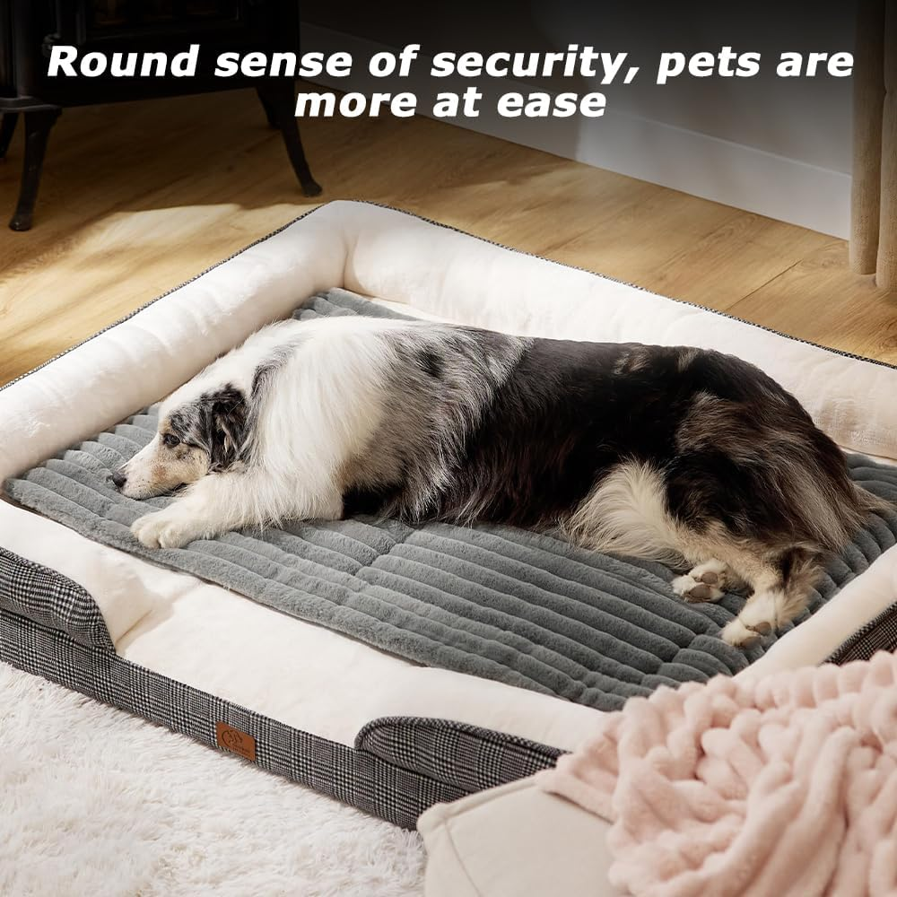 MOTRAIN Self Warming Cat Heating Pad, Extra Warm Thermal Cat Dog Bed with Non-Slip Bottom, Self-Heating Dog Bed Mat Washable Cat Warmer Mat for Feral and Indoor Pets, 30X20Inch, Grey image number 5