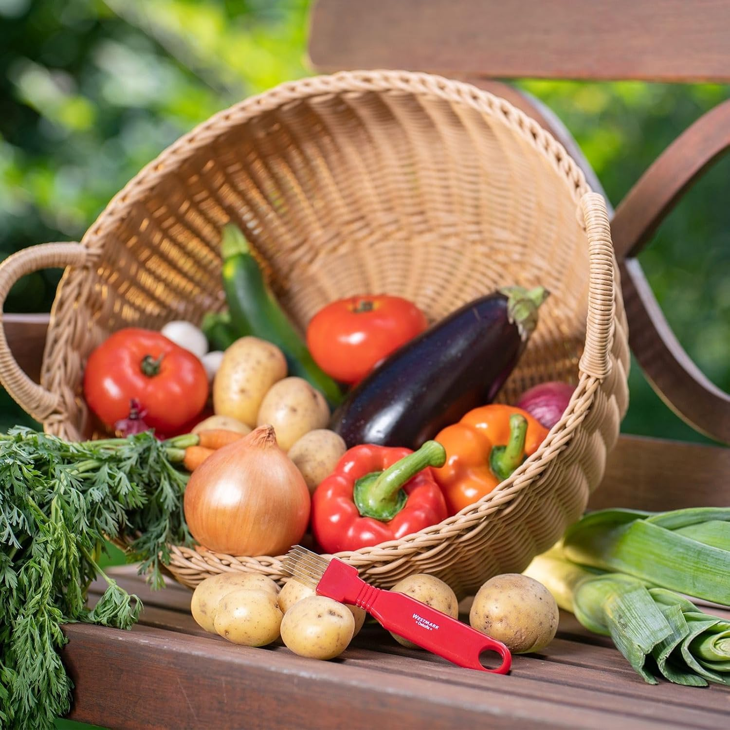 Westmark Decorative Cucumber Decoration, Plastic, Red, 16.3 X 2.9 X 1.7 Cm image number 1