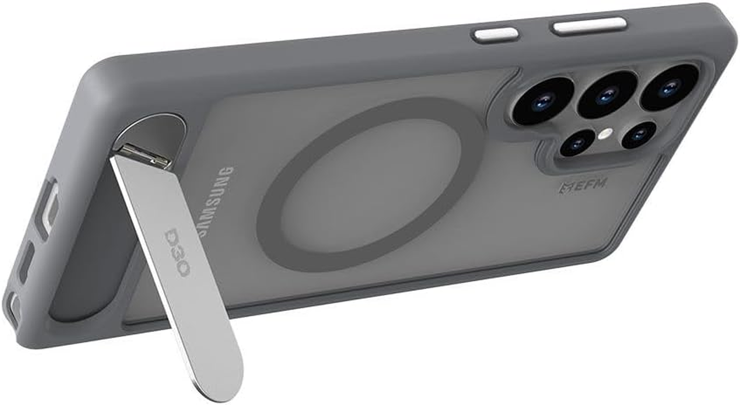 EFM Alta Case with D3O BIO for Samsung Galaxy S25 Ultra - Grey/Clear image number 3