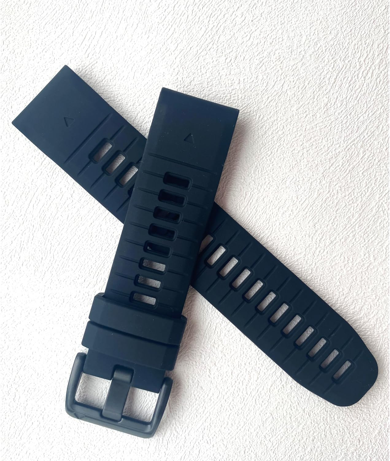 JIAMEER Quick Fit Watch Band for Fenix 8 47Mm/Fenix 6 / Fenix 7 / Fenix 5,22Mm Silicone Strap for Garmin Fenix 7 Solar/Fenix 6 Pro/Fenix 6 Solar/Fenix 5 Plus/Epix Gen 2/Forerunner 935/945,Easy-Fit Watch Strap - 01-Fog Gray Orange image number 5