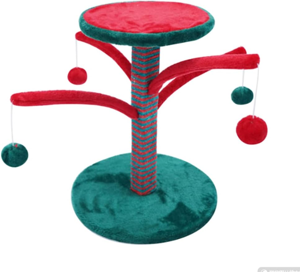 Creative Cat Tree, Comfortable Cat Furniture Plush Platform, Cat Tower with Scratching Posts for Play image number 3