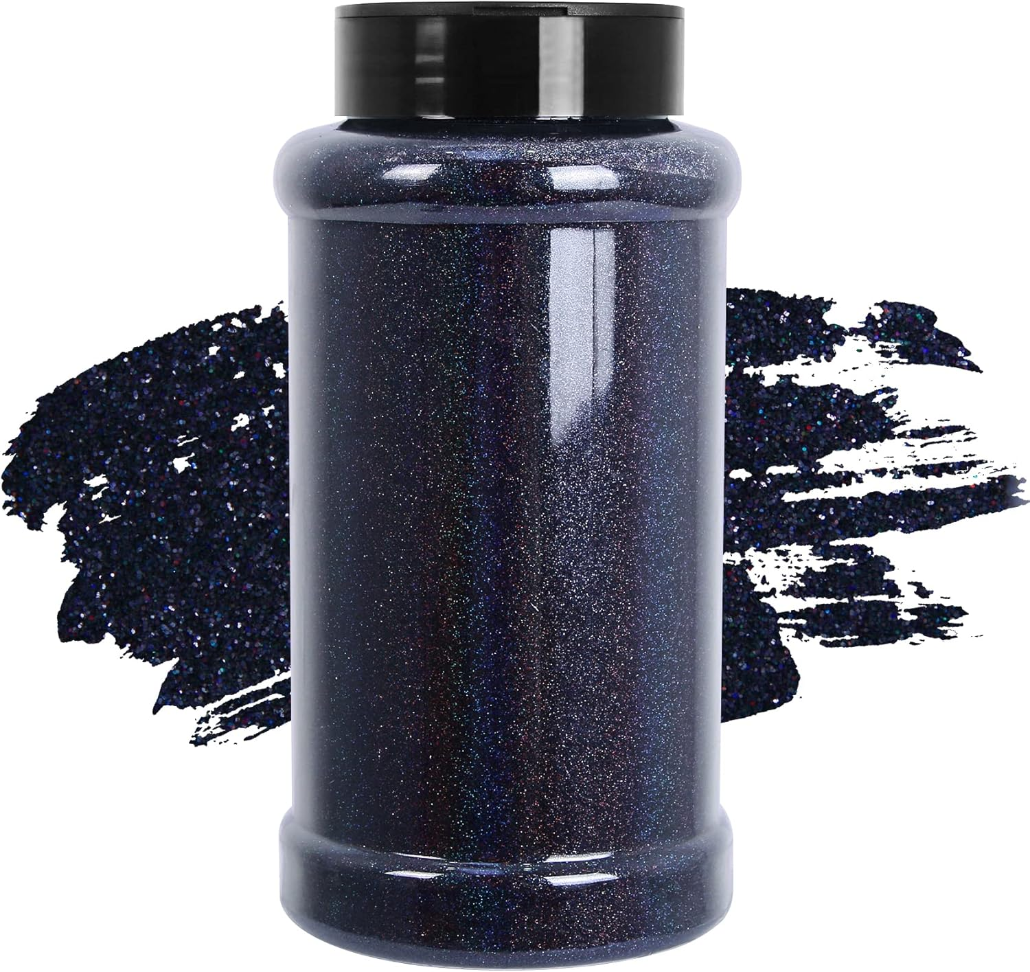 Holographic Glitter Ultra Fine Silver Glitter, 7.05 Oz (200G), Fine Glitter for Resin Crafts Nails Tumblers Slime Cosmetic and Festival Decoration - Laser Silver Glitter Bulk