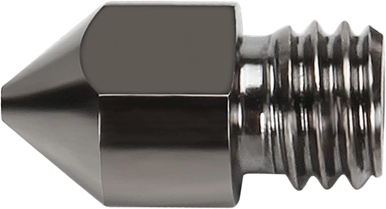 Acbbmns 3-Pack Hardened Steel Nozzle 0.4 Mm/1.75 Mm 3D Printer MK8 Nozzles Fit for Makerbot Creality CR-10 Ender 3 (0.4Mm, 3-Pack) image number 3