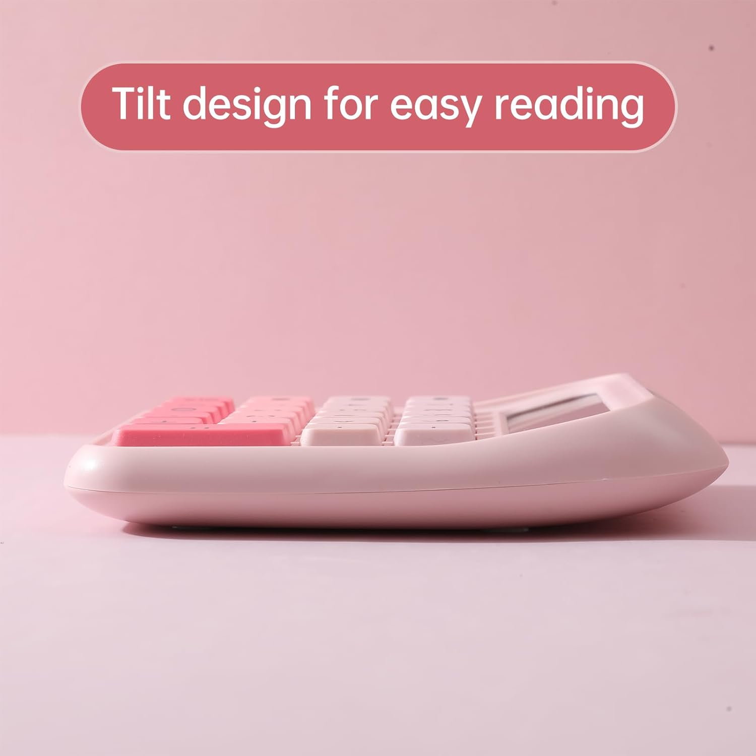 Desktop Calculator 12 Digit Large Display Big Button Solar and Battery Operated Suitable for Office School Home Students Accountant image number 4