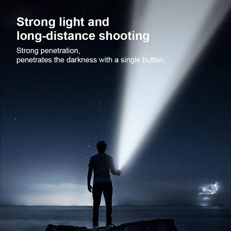 LEDON Standing Rechargeable Portable Rechargeable Treasure Function Flashlight image number 6