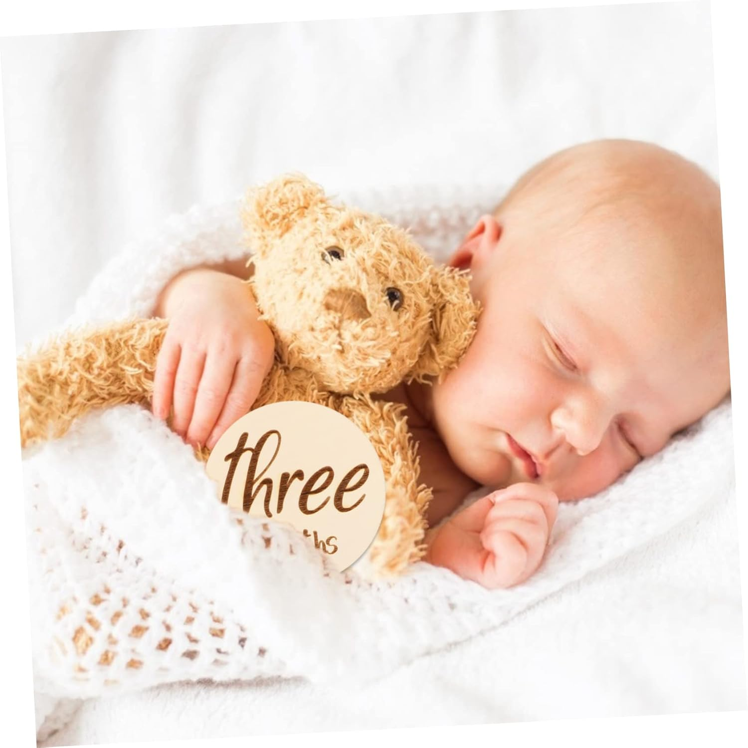 Yardwe 12 Pcs Double Sided Monthly Milestone Cards Birthday Photography Props Newborn Shower Gift image number 5