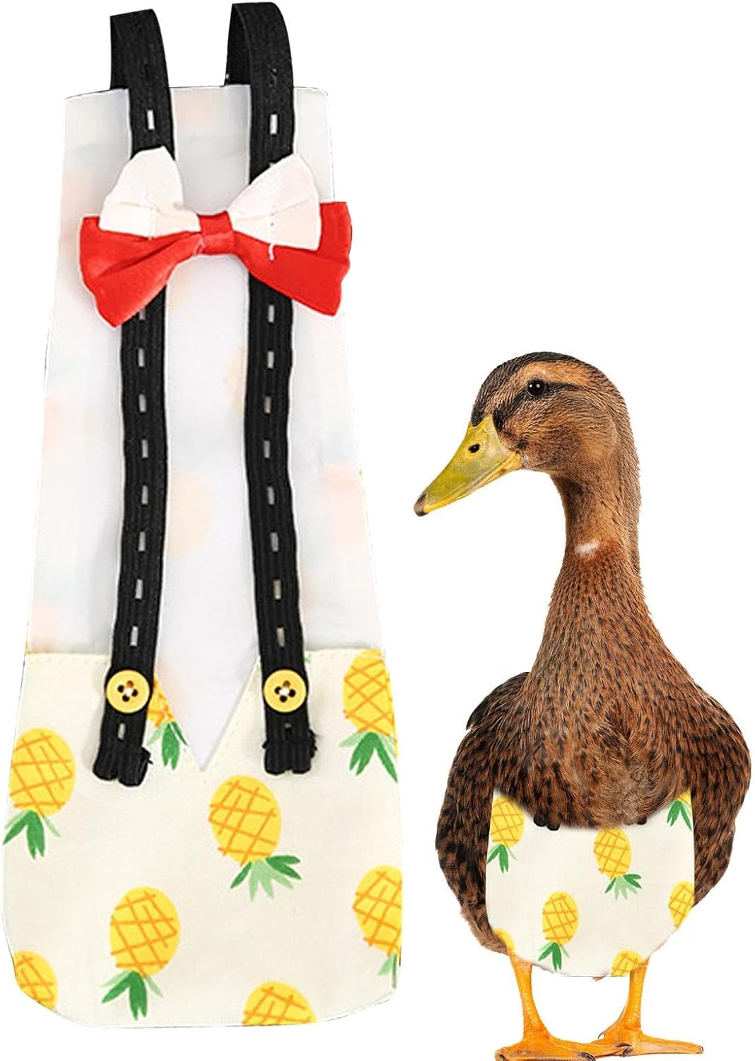 Duck Diapers for Pet Ducks | Pet Poultry Diapers,Adjustable Duck Diapers, Washable Chicken Diapers, Reusable Diapers for Poultry, Chicken and Duck Supplies image number 1