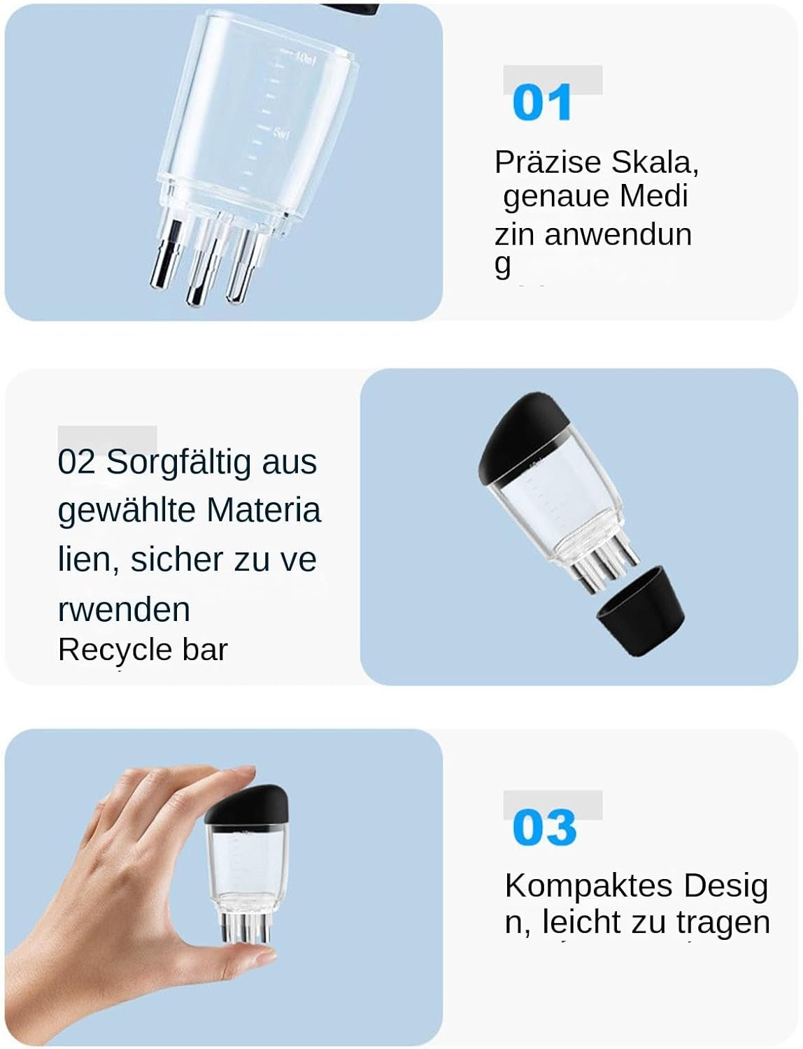 Hair Oil Applicator, Scalp Applicator, Hair Oil Applicator Combs | Hair Oil Applicator, Scalp Oil Applicator, Hair Oil Dispenser for Men and Women Massaging Scalp image number 5