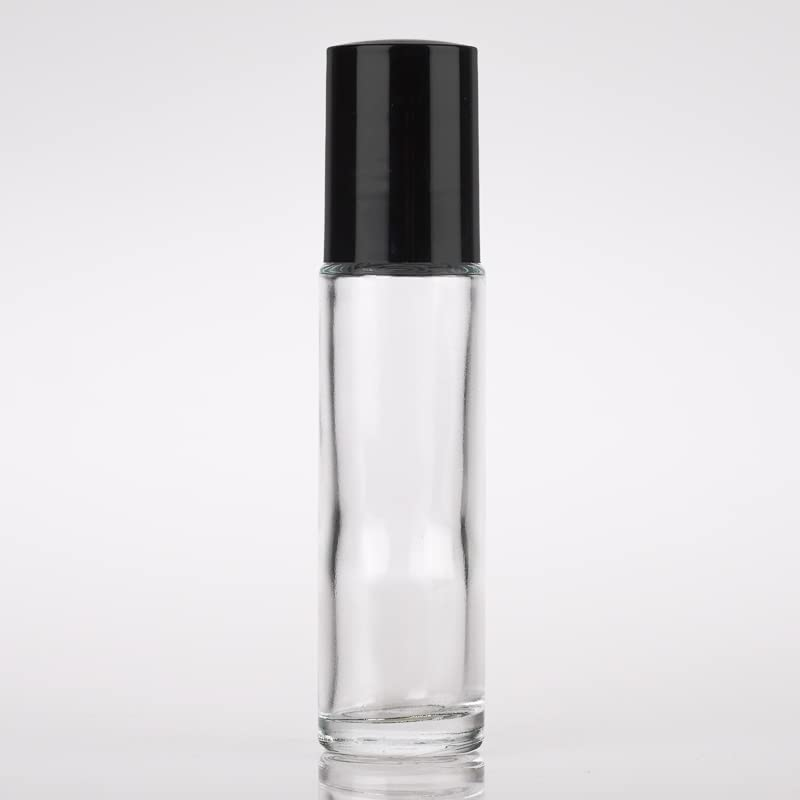 Pack My Product 12 X 10Ml Clear Glass Roll-On Bottle Set | Roller Bottles for Essential Oil, Perfume & Fragrance Creations image number 1