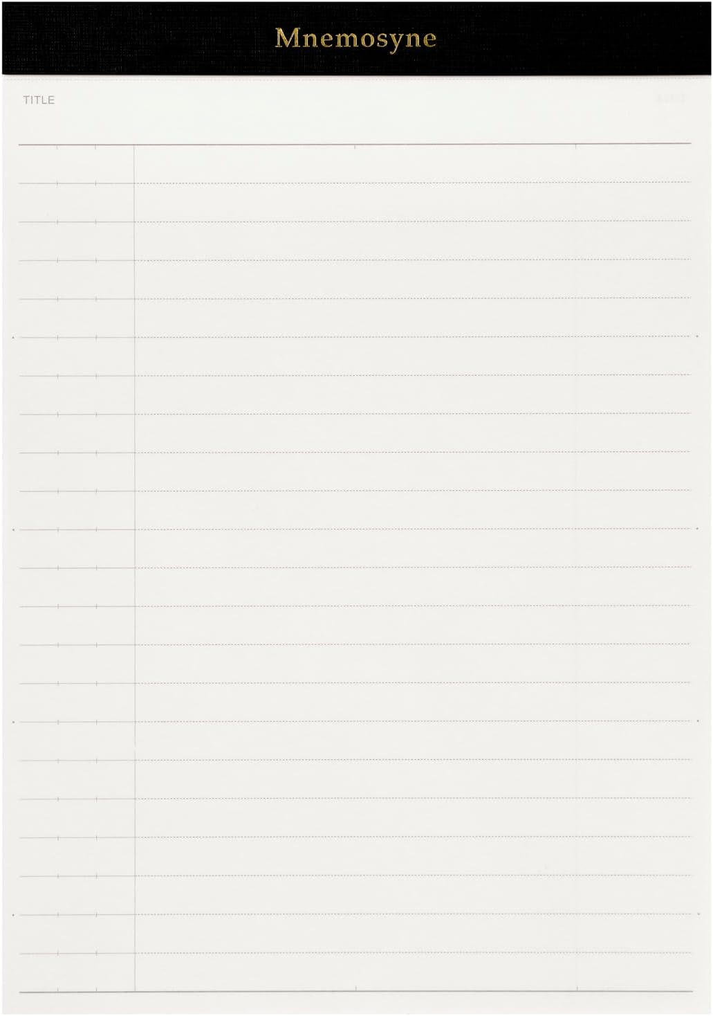 Maruman PH169 Neemocine 20Th Anniversary Notepad & Cover, 0.3 Inch (8 Mm) Ruled, A5, Black image number 5