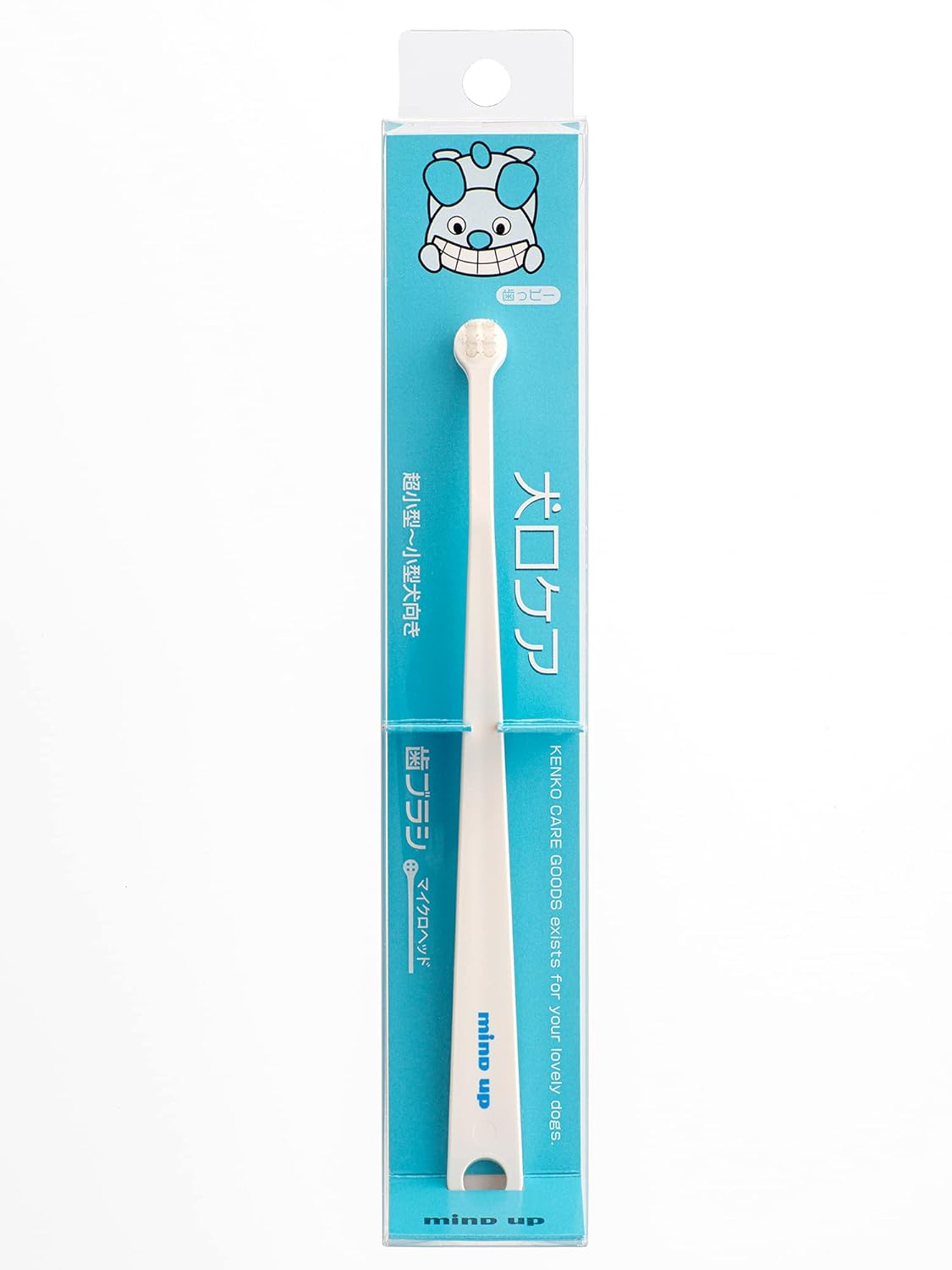 (Micro Head) - Toothbrush for Dogs Easy to Use Made in Japan Kenko Care by Mind Up