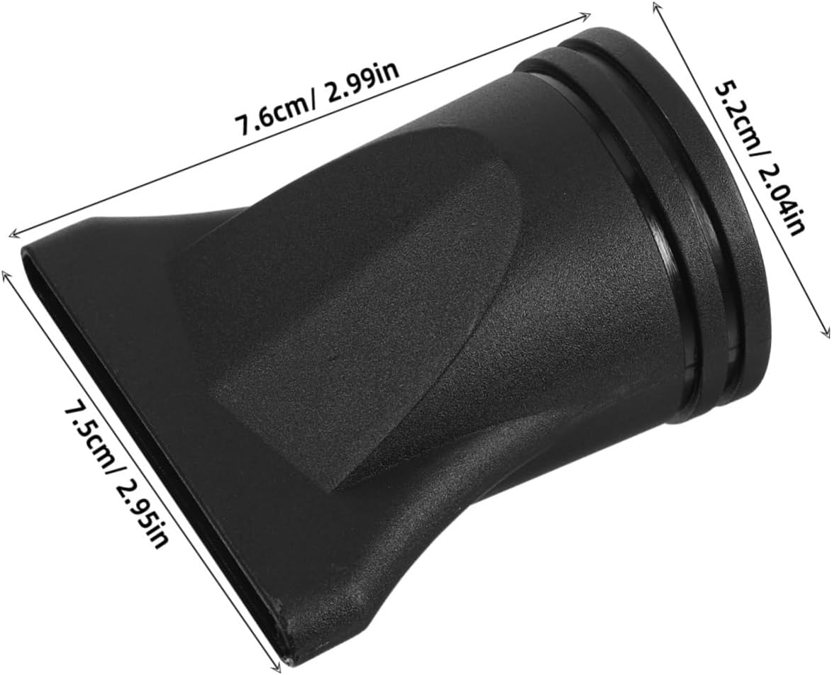 Yardenfun Blower Tube Air Collector Blow Dryer Hairdryer Hair Dryer Expansion Nozzle Plastic Black image number 2
