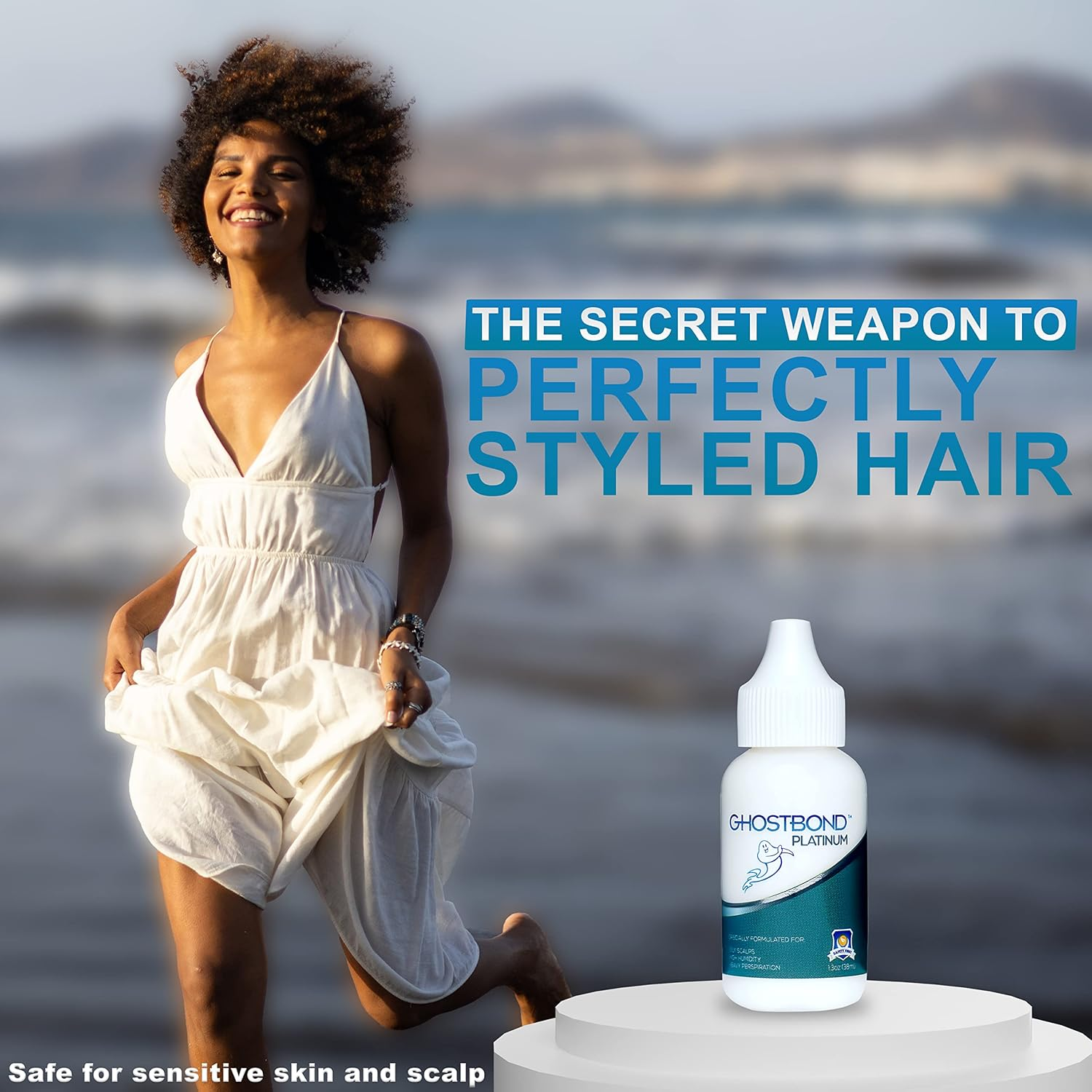 Professional Hair Labs Ghost Bond Platinum Lace Glue Skin Glue, 1.3 Oz image number 1