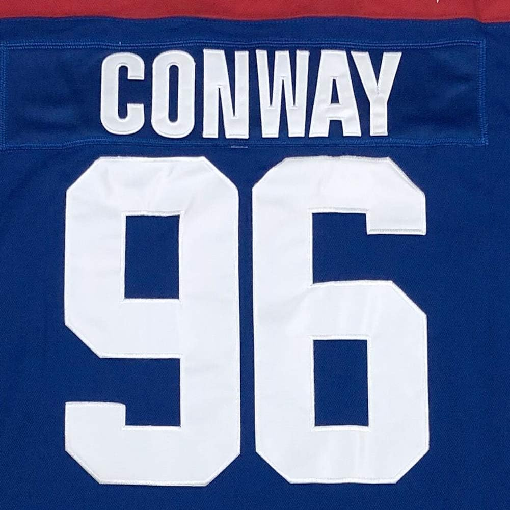 Men'S #96 Charlie Conway Mighty Ducks Team USA Movie Hockey Jersey Stitched Size L Blue image number 3