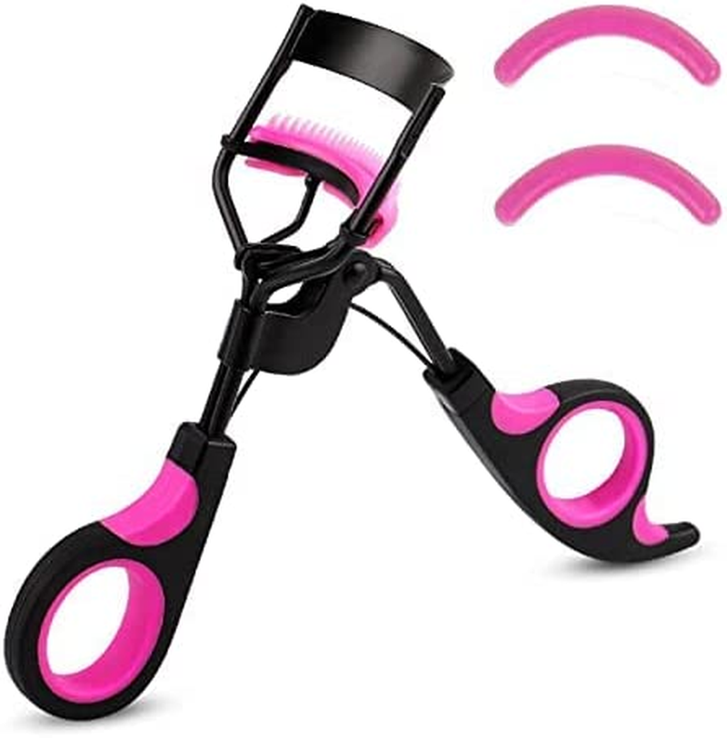 Eyelash Curler Kit,Eyelash Curler with 2 Silicone Refill Pads,Natural Curler Shapes Charming Curled Lashes image number 5