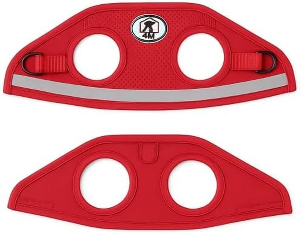 4M Pets No-Pull Reflective Mesh Dog Harness & Leash &ndash; Breathable, Step-In Vest for Small & Medium Dogs image number 5